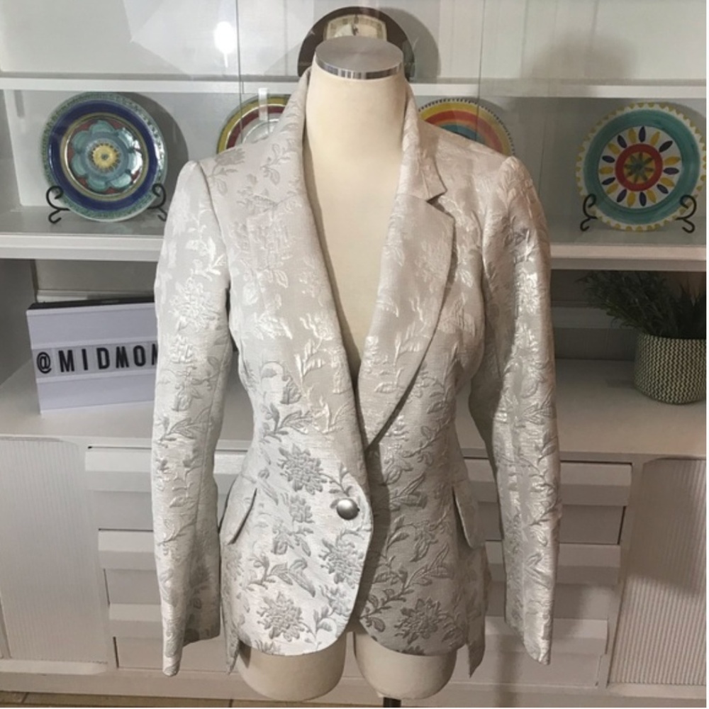 Yoana Baraschi silver blazer